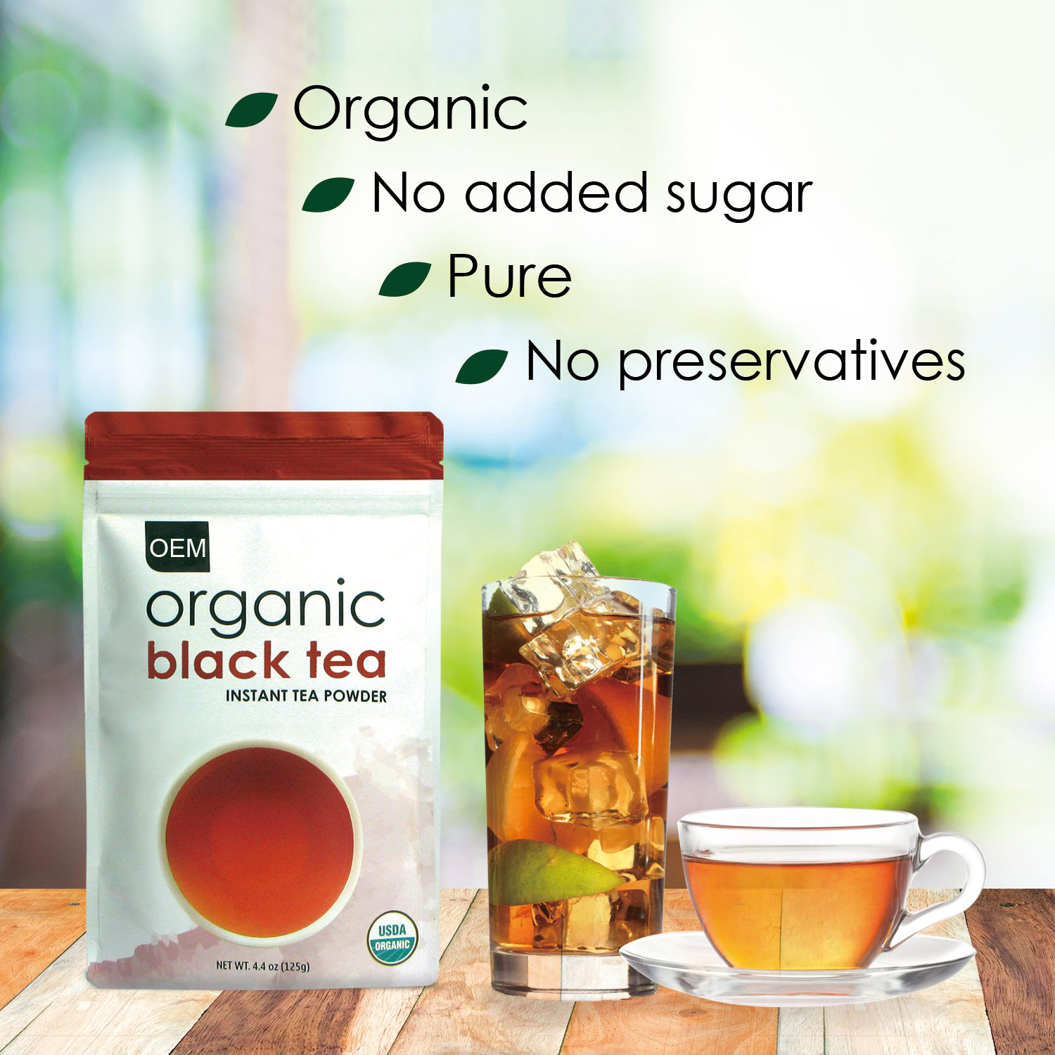 Organic Black Tea Powder YanggeBiotech